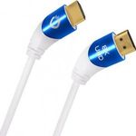 Oehlbach HDMI Csatlakozókábel HDMI-A dugó, HDMI-A dugó 2.00 m Fehér D1C42537 8K UHD, Háromszoros ... fotó