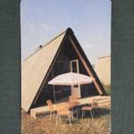 Kártyanaptár, Erzsébet liget, kemping, étterem, Szarvas, 1980 (2) fotó