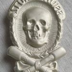 1VH Osztrák-Magyar Rohamcsapat Sturmtruppe jelvény Ezüst Hagyományőrző NMÁ fotó