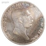 Ferenc József 60 éve a trónon, 5 korona, ezüst, Osztrák-Magyar Monarchia, 1908. Patinás 250312 1100 fotó
