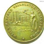 Weiss Manfréd Vállalatok Testedző köre plakett, elismerés (Kispálya avató, Csepel, 1948) fotó
