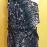 Újszerű Topshop kígyó mintás muszlin ruha XS-S fotó