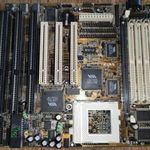 RETRO PC alkatrész - alaplap - SOCKET 7 - ZIDA TOMATO 5SVA - 00-5SVA-20AX-P0 fotó