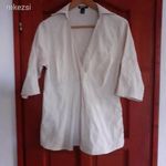 H&M bézs színű 42/44/L-s kismama felső/kismama tunika fotó