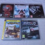 [ABC] 5db PS3 játék, Spiderman, Shift2, Pacific Rift (5408) fotó