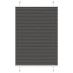 pliszírozott redőny fekete 100x150 cm szövetszélesség 99, 4 cm fotó