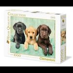 Clementoni 39279 High Quality Collection Puzzle 1000 db - Labrador Kölykök (C39279) fotó