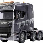 Tamiya 56376-600 Scania 8x4/4 1: 14 Elektro RC modell teherautó építőkészlet fotó