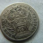 EZÜST M. TERÉZIA 10 KRAJCÁR, 1756. 1 DB. 1 FT-RÓL! fotó
