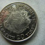 EZÜST V. FERDINÁND 20 KRAJCÁR, 1848 KB. 1 DB. 1 FT-RÓL! SZÉP fotó