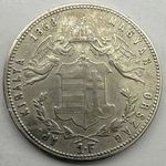 FERENC JÓZSEF 1 FORINT 1868 GYF fotó
