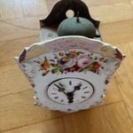 Falióra, antik, porcelán előlappal , Hiányos 1 FT NMÁ fotó