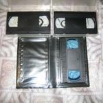 3 db használt, de teljesen üres - igen rövid - VHS videókazetta egyben fotó
