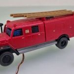 A137 Wiking H0 1: 87 tűzoltóautó jármű beépített világítással - Vasútmodell terepasztal kiegészítő fotó