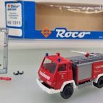 JG45 H0 1: 87 Roco 1311 tűzoltóautó eredeti dobozában + ajándék H0 tűzcsap fotó