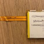 Li-ion akkumulátor cella 3, 7V 3200mAh 53x62x6, 5mm használt 1Ft-ról fotó