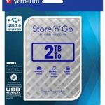 2, 5" HDD (merevlemez), 2TB, USB 3.0, VERBATIM "Store n Go", ezüst fotó