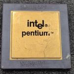 Processzor Gyűjtemény: Intel Pentium 60, 60Mhz A80501-60 (SX948) Arany Kerámia Cpu, Processzor fotó