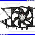 OPEL COMBO C 2000.09-2003.08 /X01/ Hűtőventillátor 385mm/330W hűtő mögötti Z10/12XE/16... fotó