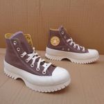 Új eredeti Converse Ctas Lugged 2.0 Hi 36-39-es női prémium magas szárú emelt talpú cipő sportcipő fotó