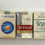 5 csomag retro régi bontatlan cigaretta: Stuyvesant-Vantage-Stop-Reyno-Johnny 1FT NMÁ fotó