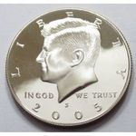 USA, half dollar 2005 S PP UNC fotó