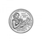 USA, quarter dollar 2024 P - Patsy Takemoto Mink aUNC+ fotó
