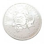 Németország, 20 euro 2020 F - Ludwig van Beethoven zeneszerző UNC, 18g925 fotó