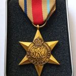 AFRIKA CSILLAGA, II. VILÁGHÁBORÚS, BRIT BIRODALMI, KATONAI KITÜNTETÉS DÍSZDOBOZBAN! fotó