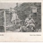 Tábori posta levelezőlap, cs. és kir. 34. gyalogezred ( Kassa ) hadnagyának küldeménye 1916 fotó
