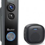 Kamep Vezeték nélküli videós kapucsengő, 1080P WiFi-s intelligens kapucsengő kamera, hangváltó, P... fotó