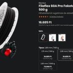Recreus Filaflex 3D elasztikus nyomtatószál fotó