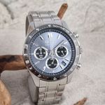 Seiko 'Spirit Speedtimer' Mecha-kvarc férfi karóra, számla és garancia 2019.11. fotó