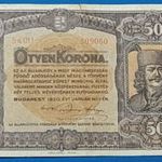 1920 -as 50 Korona bankó Orell Füssli !!! Ritkább !!! VF (L2225) fotó