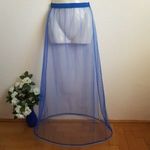 Kék színű, 1 karikás alsószoknya, abroncs, lépéskönnyítő fotó