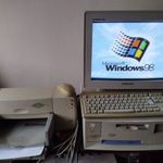 IBM 6579-TAG típusú PC Pentium III üzemképes retró számítógép Win 98 Office 97 fotó