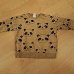 H&M barna panda macis pamut felső 74 fotó