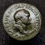 VESPASIANUS SESTERTIUS, IMP CAES VESPAS AVG P M TR P P P COS III/ROMA/ S|C R1, 26, 20gr fotó