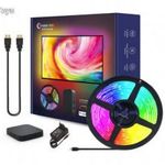 Digitális LED szalag szett HDMI BOX-szal , TV kép szinkronizáló funkcióval , RGB + IC (digitális)... fotó