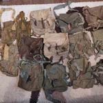 Magyar katonai military militária vintage táskák hátitáskák hátizsákok gyűjtemény 16 db fotó