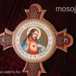 JÉZUS SZÍVE SZECESSZIÓS IKON LITOGRÁFIA 1908 fotó