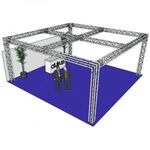 ALUTRUSS Truss set QUADLOCK 6082 square 7.71x7.71x3.5m (WxDxH) fotó