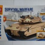 Új 659db. 2 az 1 Híres építőkocka kompatibilis Tank 26cm Merkava Tank és Bradley páncélos fotó