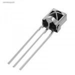 Univerzális infra vevő fém házban , 3pin, HX1838, 3.3V , ÚJ fotó
