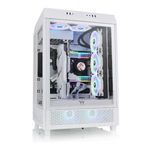 Thermaltake The Tower 500 Snow Mid Tower Chassis Tempered Glass White CA-1X1-00M6WN-00 Alkatrész Ház fotó
