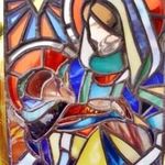 Mária...Eredeti 3D. Tiffany fali kép akció! fotó
