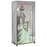 New York szövet ruhásszekrény 75 x 45 x 160 cm fotó