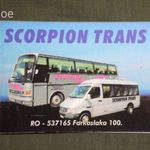 Kártyanaptár, Scorpion Trans, Farkaslaka, autóbusz, 2003 fotó