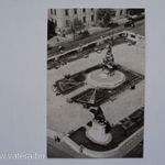 Pécs, Széchenyi tér, 1963. autó, busz fotó