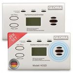 Gloria 2X KO2D szén-monoxid érzékelő, cserélhető AA elemek fotó